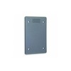 Hubbell HBLP14FS Blank Non-Metallic FS Cover Plate with Foam Gasket,
