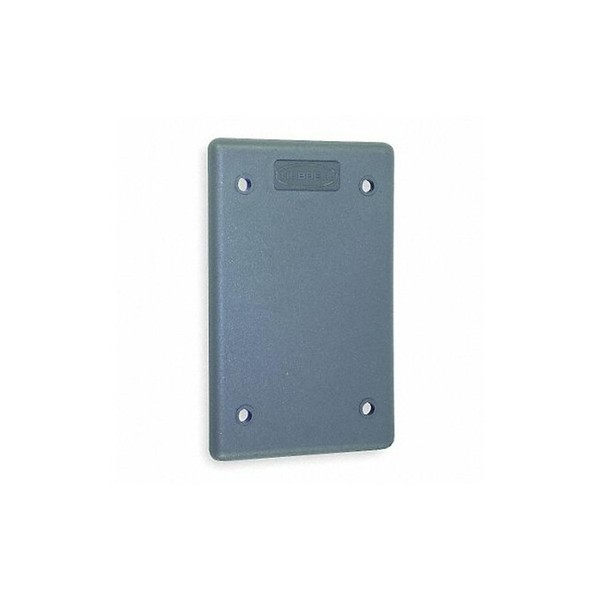 Hubbell HBLP14FS Blank Non-Metallic FS Cover Plate with Foam Gasket,