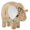 DRW Gold and White Ceramic Elephant Figurine 9 x 21