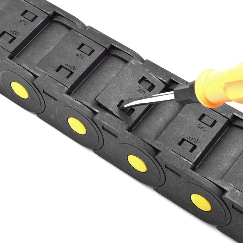 Plastic Drag Chain Cable Carrier Closed Type with End Connectors