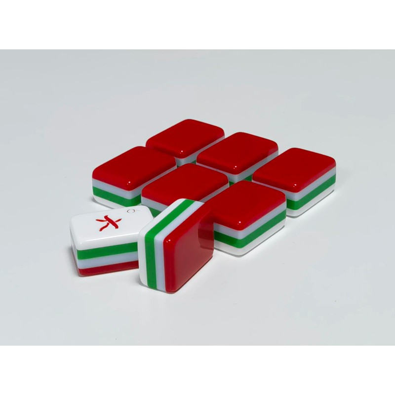 , Custom 4-Layer American Mahjong Set, Engraved & Painted Tiles,