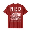 Vintage Red Friday Until They Come Home USA American Flag