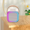 Mini Karaoke Machine Karaoke Speaker with Wireless Microphone Light Effects