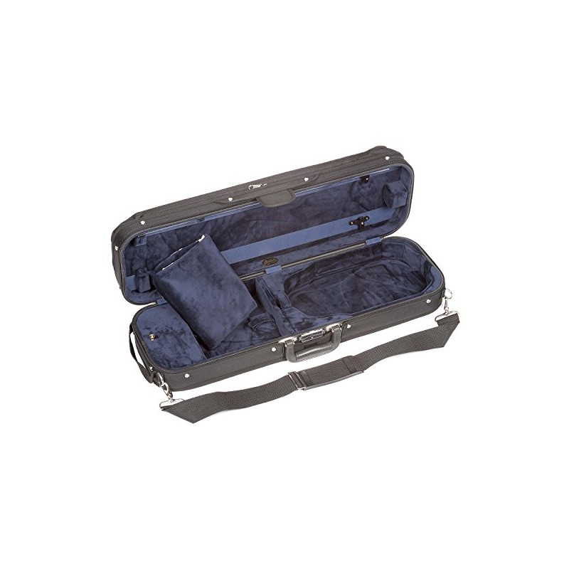 Bobelock 1002 Oblong 4/4 Violin Case with Blue Velour Interior