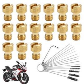 SZSMW 15 Carburettor Nozzles, Carburettor Nozzles Set, Carburettor Nozzles M4, Suitable for a Variety of Carburettors Equipped with M4 Nozzles for a Variety of Vehicle Models and Engine Types