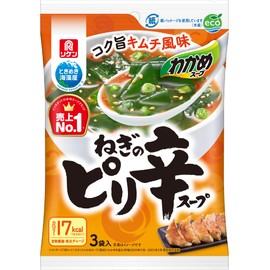 Riken Wakame Soup, Spicy Neek Soup, 0.2 oz (6.7 g) x 3 Bags x 10 Bags