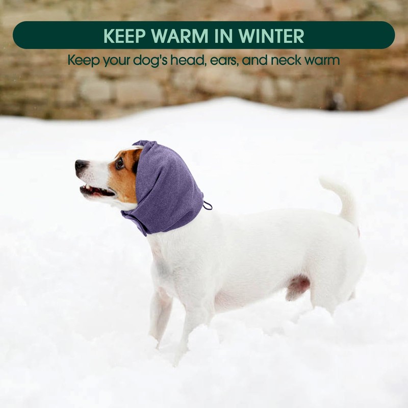 Kuoser Dog Calming Hood for Noise Anxiety Relief – Adjustable