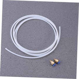 Gatuida 2pieces Meters PTFE Tube Connectors for Printers Compatible Bowden Extruder High Temperature Resistant for Reprap Rostock