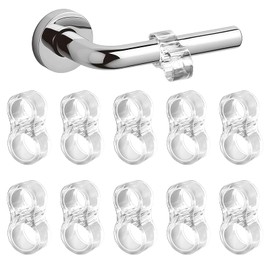 Debbery 10 Pcs Door Handle Protectors, Prevent Damage to Walls Door Handle Stopper, Good Flexibility, Rebound Without Deformation, Used to Cushion Walls and Prevent Wall Damage
