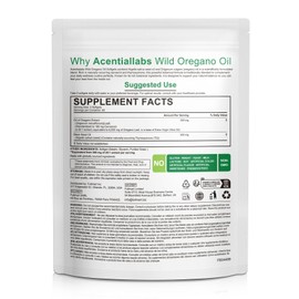 Oregano Oil Capsules Organic 6000mg Per Serving, Oil of Oregano with Black Seed Oil, 2 in 1 Formulated with Black Seed Oil 200mg, Immune, Digestive Support & Antioxidant, Non-GMO, Gluten Free