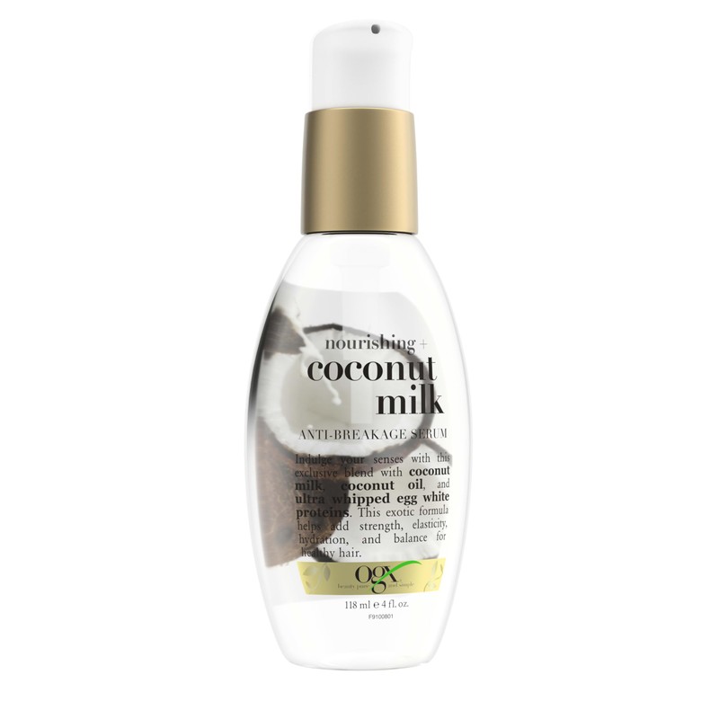 OGX Nourishing + Coconut Milk Anti-Breakage Serum, 4 Fl Oz