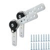 KAIISSA 2 Pack of Furniture Adjustable Angle Hinge Automatic Reset