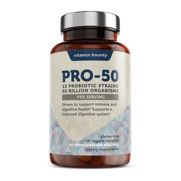 Vitamin Bounty Pro-50 Probiotics for Women Digestive Health | 50