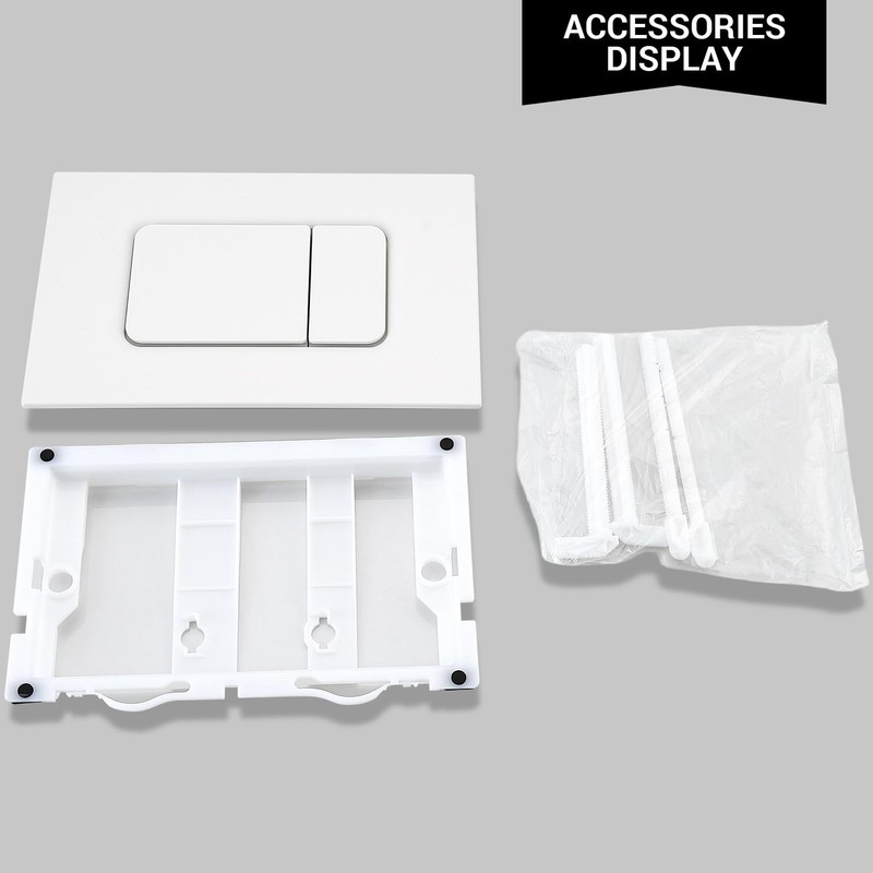 Dual Flush Actuator Plate for Wall Hung Toilet, Compatible with