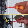 VESSEL Ball Grip VDE Screwdriver (Insulated) PZ2 x 100