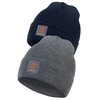 Indicode Men's Unisex Vulcano 2-Pack Winter Hat | Winter Hat