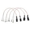 LABRIMP 4pcs Car Speaker Wire Harness Connector Adapter for Vehicle