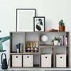 Kaboon Free-Form Modular Shelving Unit, Freestanding Bookcase 10 Inches Deep,