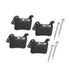 Hihaha 4 Pair Semi Metal Disc Bike Brake Pads with