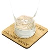 Reserved for Grumps Drink Oak Veneer Coaster (Grumps Oak Veneer)