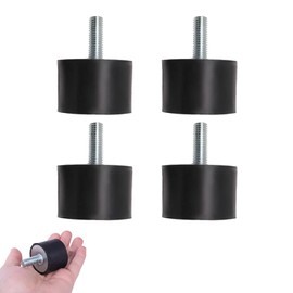 Rubber Buffer M8.4 Pieces Shock Absorber Anti Vibration, Rubber Insulator Brackets, Rubber Anti Vibration Silent Block, VD Shock Absorber, for Heat Pump, Air Compressors, Diesel Engines, Petrol