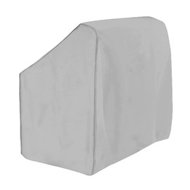 FCOUIID Boat Center Console Cover, 600D Marine Grade Polyester Canvas, Waterproof, Grey (Small Size up to 36" W x 24" L x 42" H)