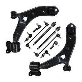 HAWK BROTHER Control Arm, Front Lower Control Arm With Ball Joint Front & Rear Sway Bar Link Tie Rod Suspension Kit Replacement For 2004-2009 Mazda 3, 2006-2014 Mazda 5