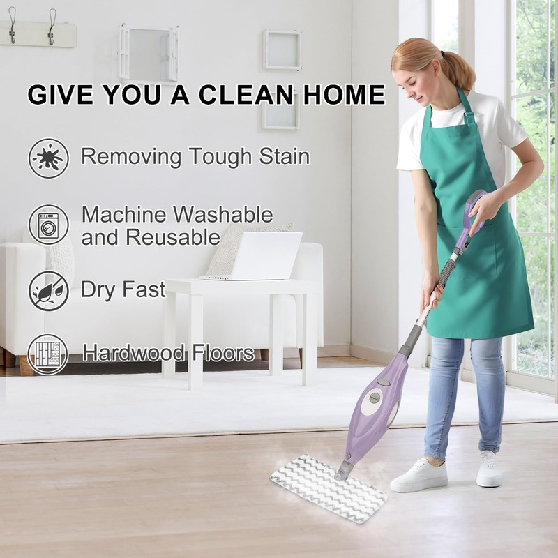 6 Pack Steam Mop Replacement Pads for Shark S3500 Series