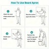Shaving Apron Bib for Men – Waterproof Hair Catcher with