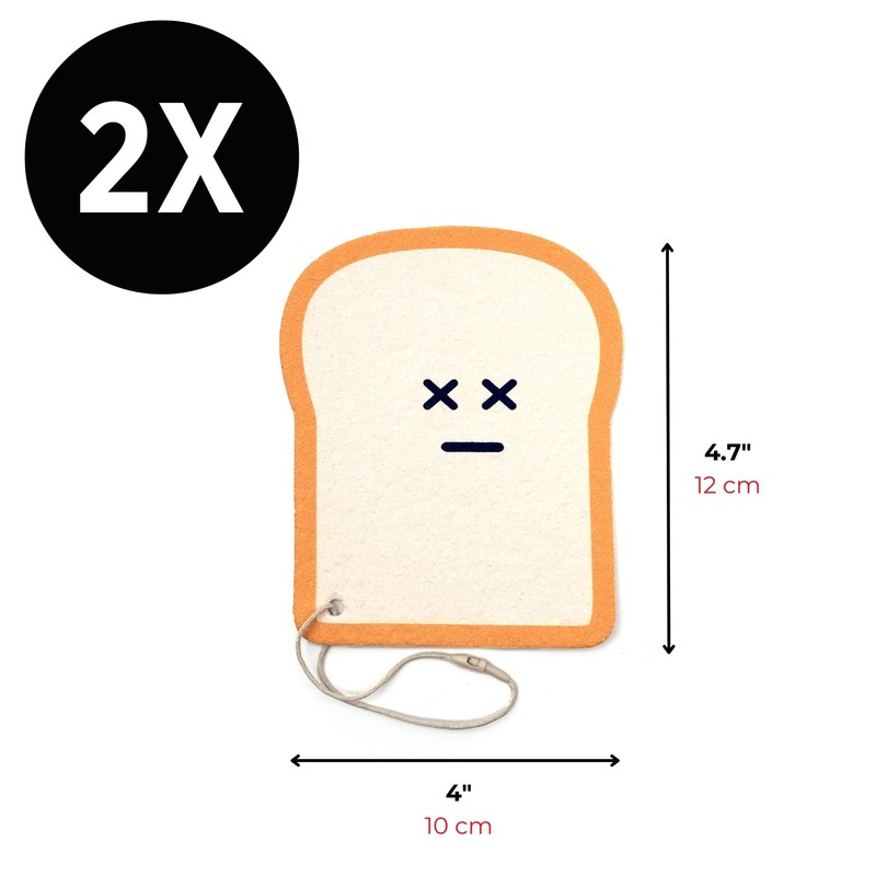 Starfrit Gourmet OMG! - Set of 2 Compostable Bread Sponges