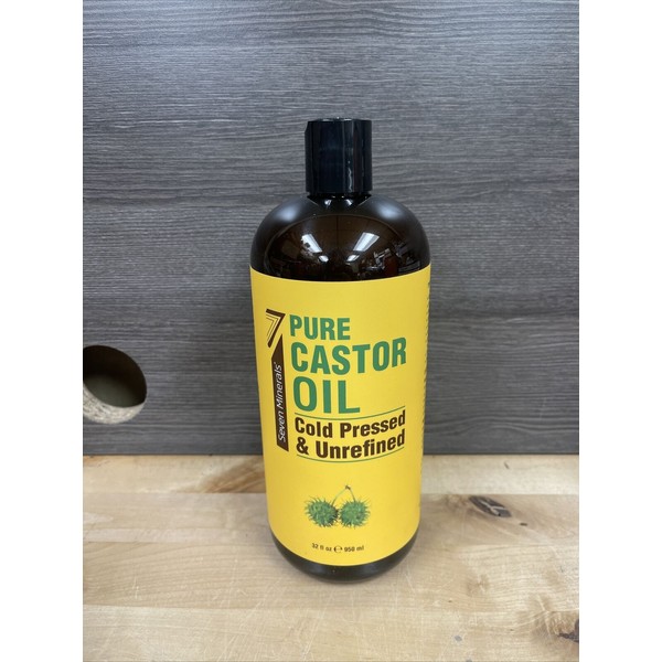 Seven Minerals Pure Cold Pressed Castor Oil - Big 32