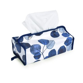 Tissue Case Cover Navy Leaf W2502200