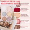 Professional Makeup Set with Eyeshadow, Lip Gloss, Highlighter, Blush and