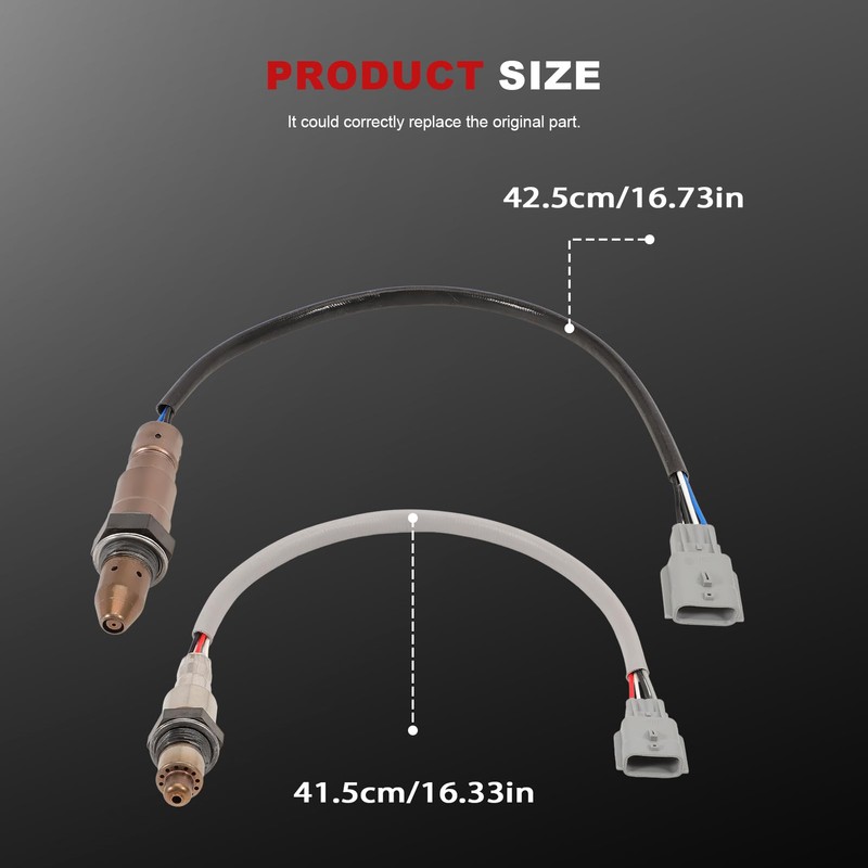 4PCS Oxygen Sensor Upstream Downstream Fit for Altima 2015-2018 Maxima