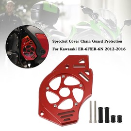 Artudatech Sprocket Cover Chain Guard Protection Fit for Kawasaki ER-6F/ER-6N 2012-2016, for Kawasaki Ninja 650R/650 2012-2018, for Kawasaki Versys 650 KLE650 2006-2016
