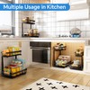 Under Sink Organizer,2 Pack Under Sink Organizers and Storage Basket,