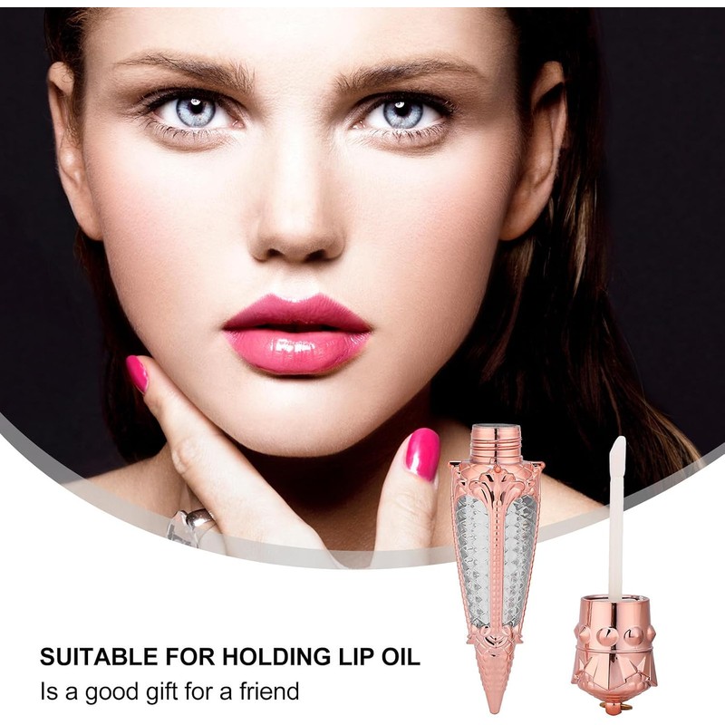 Tubo de Brillo Labial Vacío 10 Piezas 5ml Plástico Diseño