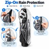 Waterproof Golf Bag Rain Cover for Club Protection – Zippered