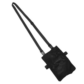 GXGM Urine drainage bag holder, black, 2000 ml, concealed catheter bag cover with adjustable strap and invisible slot, urine bag for on the go