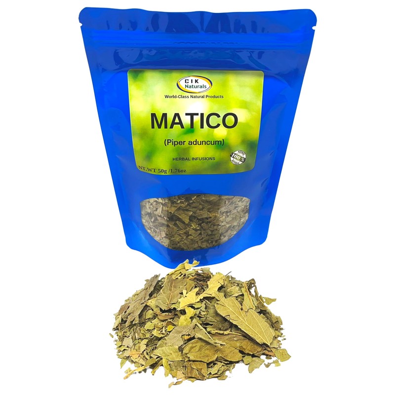 CIK Naturals Matico Herbal Infusion Tea-Piper aduncum Zip lock bag