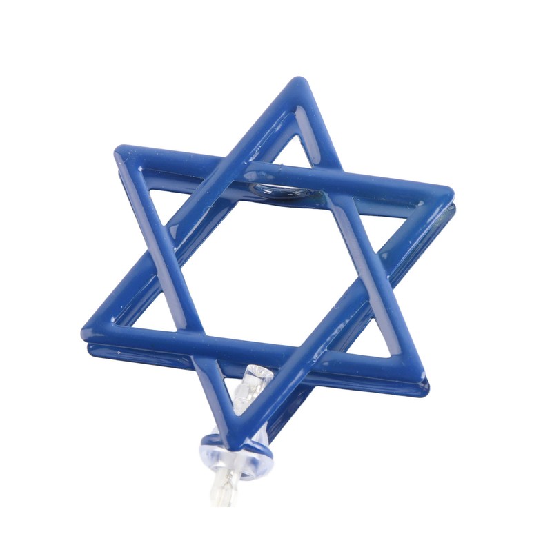 LED Hanukkah String Lights Hexagonal Star Fairy Light 3 Meters