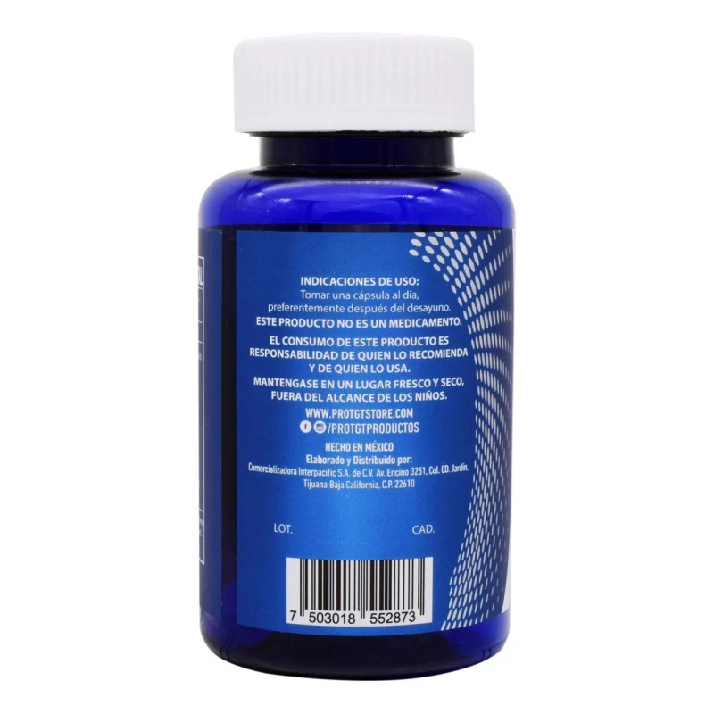 Biotina 600 Mg 30 Cápsulas Pro Tgt Cosmetics. Sabor Sin