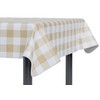 Sorfey Tablecloth - Vinyl with Flannel Back, 52"x72" Rectangle, Water