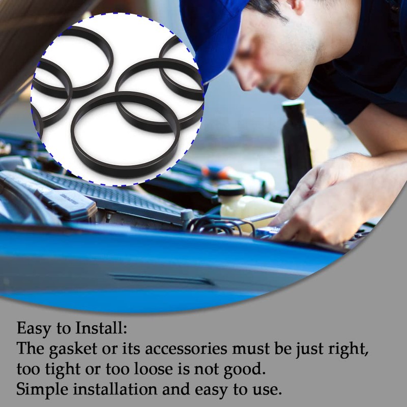 6 PCS Intake Manifold Rubber Sealing Gasket for N52 N54