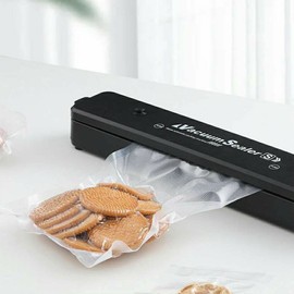 Vacuum Sealer Machine for Food Preservation Dry & Moist Food Saver with 10 Vacuum Bags Fresh-keeping Food Sealing for Meat Beef Vegetables Fruits Snacks Pet Food