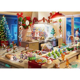 Ravensburger Puzzle 17563 Christmas Bakery Puzzle 1000 Pieces for Adults and Children from 14 Years Christmas Puzzle with Christmas Motif