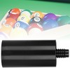 Aluminium Black Portable Beautiful Billiards Pool Cue Extended Lengthening Stick