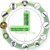 Yibatopow 4 Packs AA Ni-MH 1.2V Rechargeable Batteries,Double A 1000mah