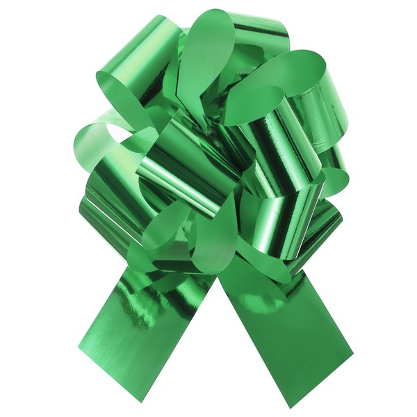 sourcing map 10pcs 6 Inch Metallic Large Big Pull Bow