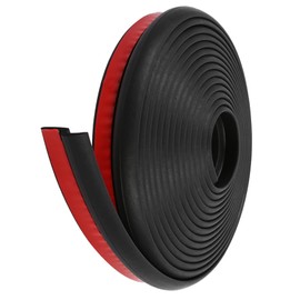 Universal Z Shape 4M Car Door Rubber Seal Strip Weatherstrip Noise Reduction Protection，Black,Baffles/Protective Strips/Friction Strips
